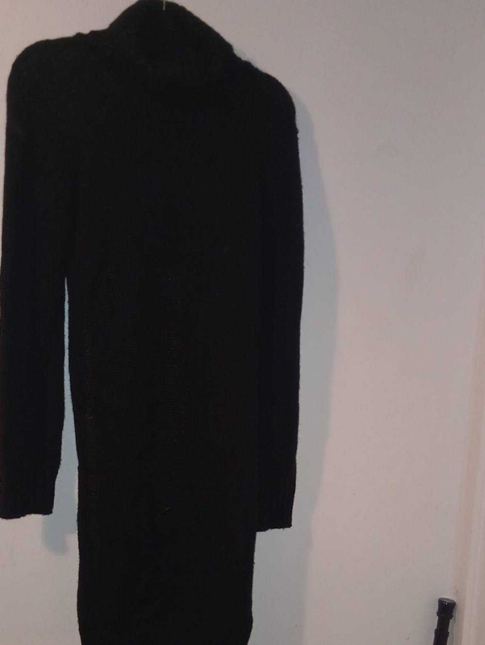 OAK WoMen's Black Turtleneck Sweater Back Out